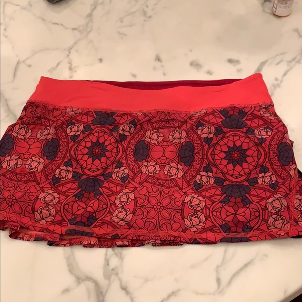Floral Lululemon Tennis Skirt